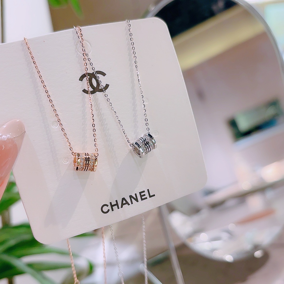 Hypoallergenic Silver Necklace Artistic Proposal Gold