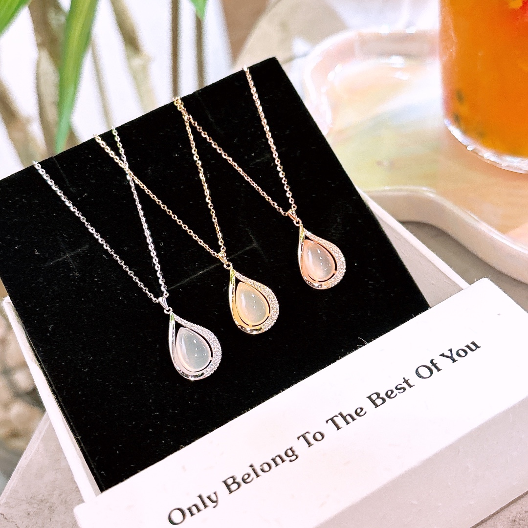 Nickel Free Silver Necklace Ins Style Mother's Birthday Gold