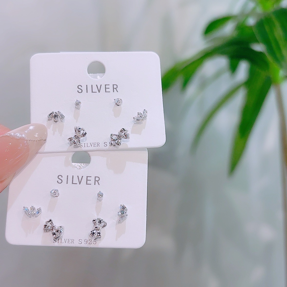 S925 Sterling Silver Earrings Precision Proposal Silver