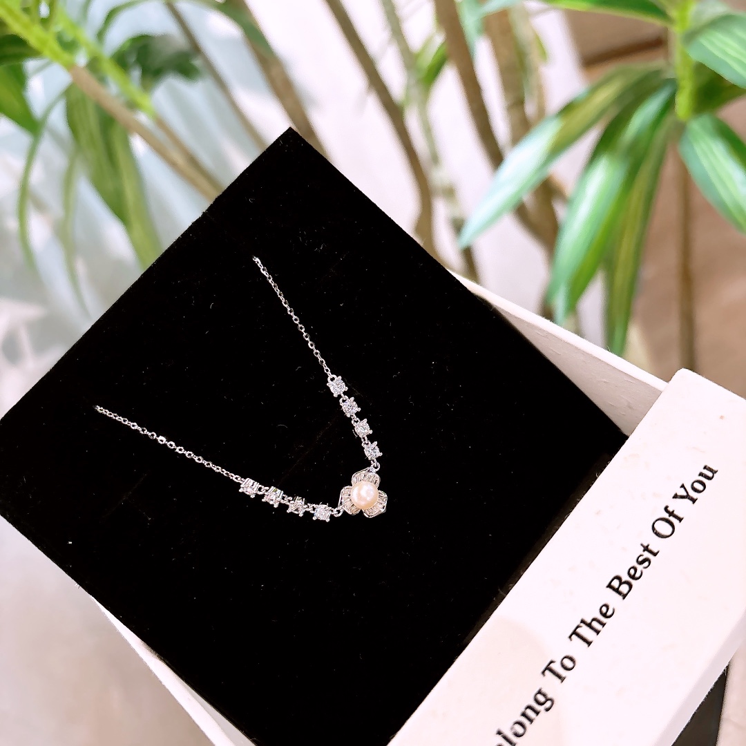 幻想的S925スターリングシルバーネックレスゴールド 年次パーティー