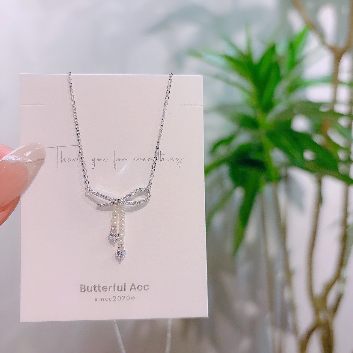 925 Silver Necklace Romantic Mother's Birthday Gold