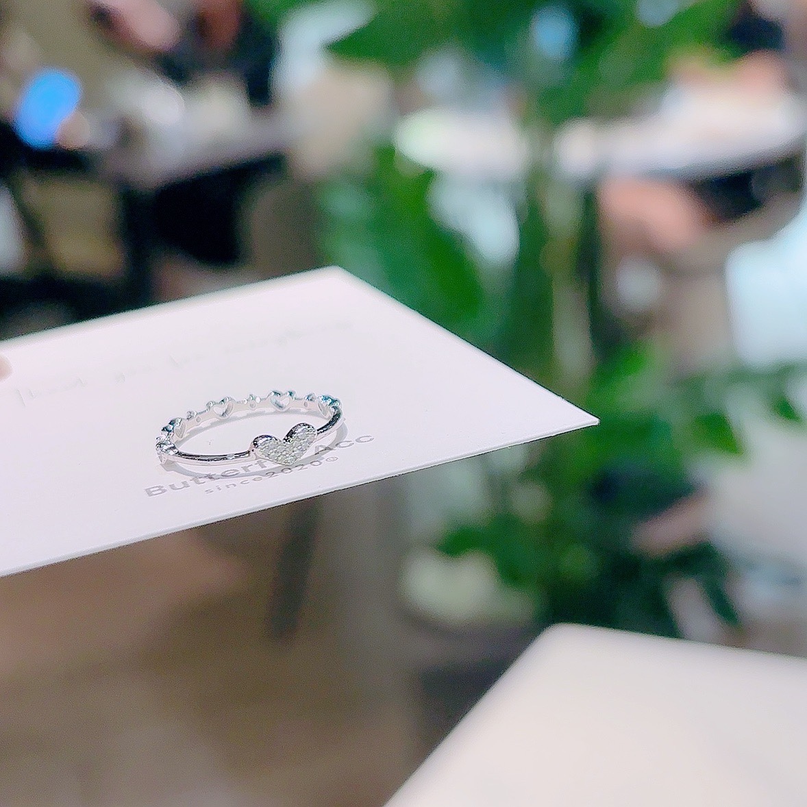 軽やか純銀リングシルバー 告白