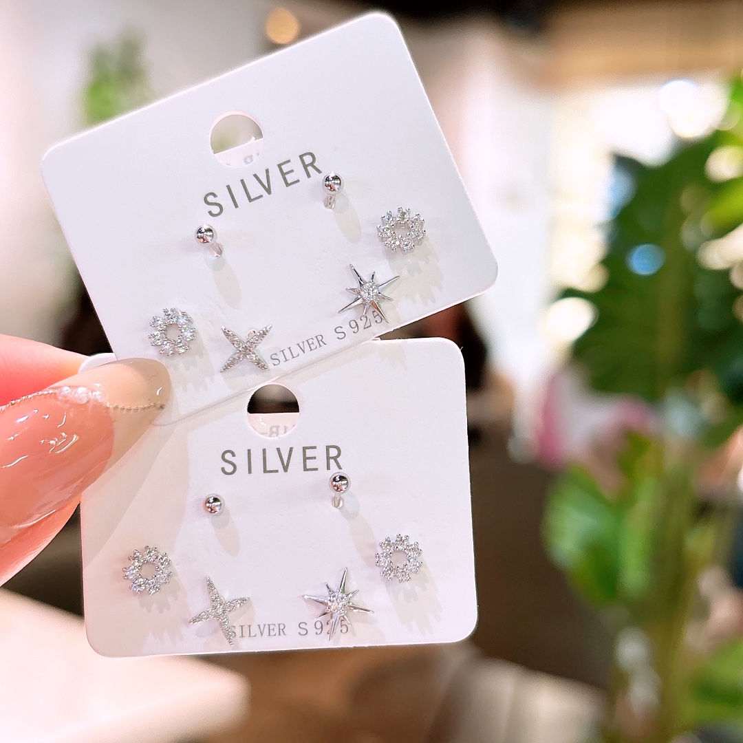 Hypoallergenic Silver Earrings Romantic Proposal Gold