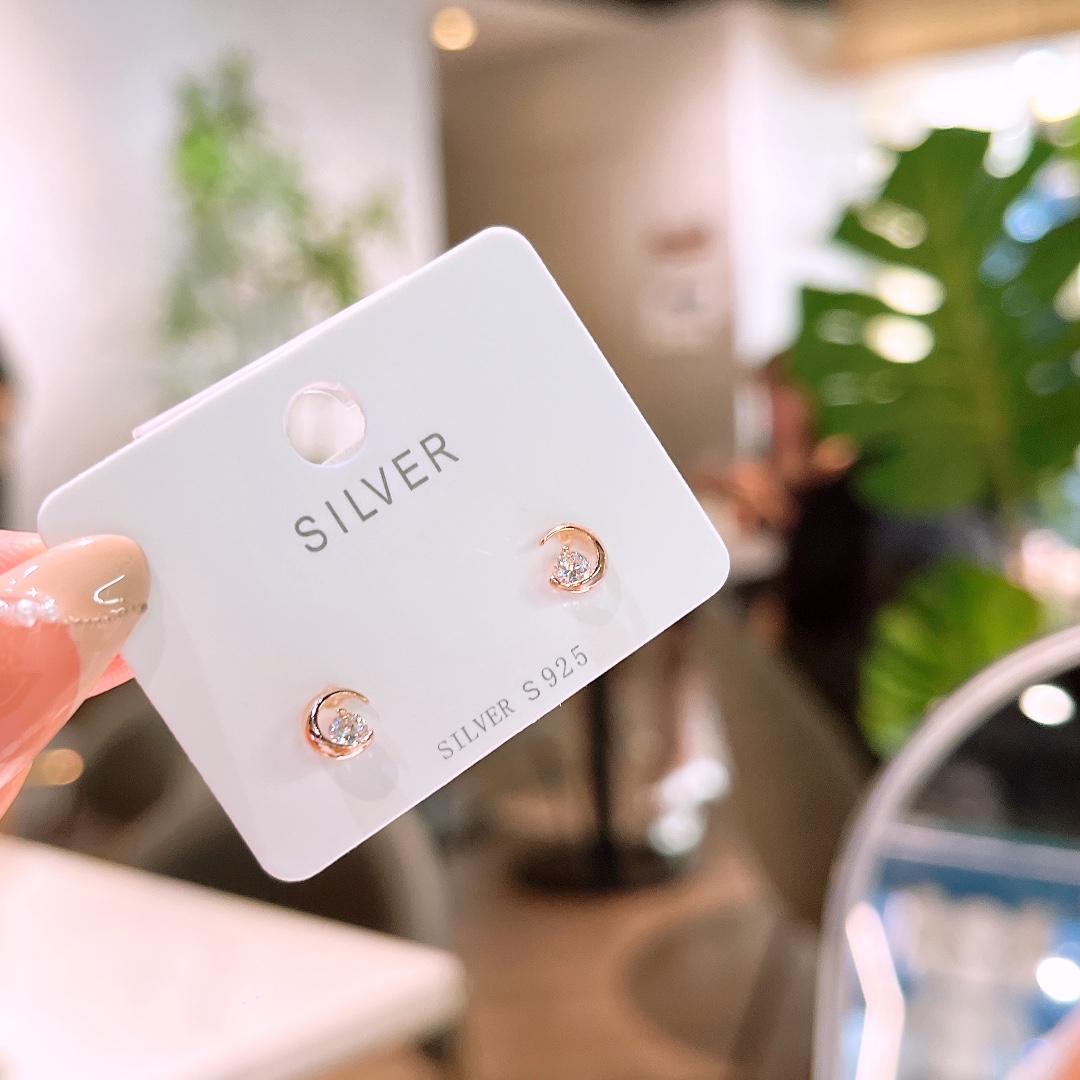 Hypoallergenic Silver Earrings Chic Gift for Her Silver