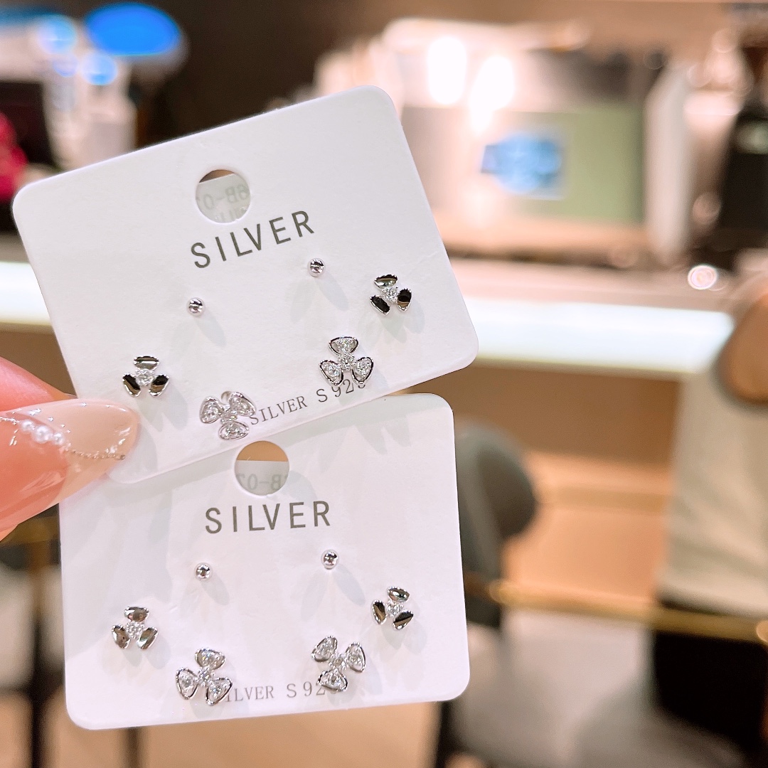 Low Allergy Silver Earrings Gentle Wedding Gold