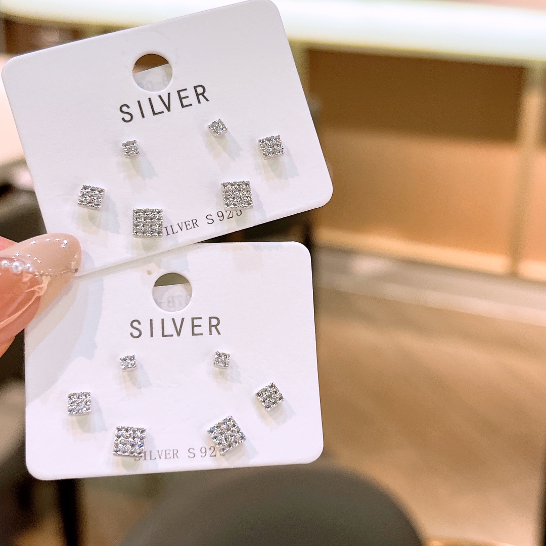 High Polish Silver Earrings French Workplace Gold