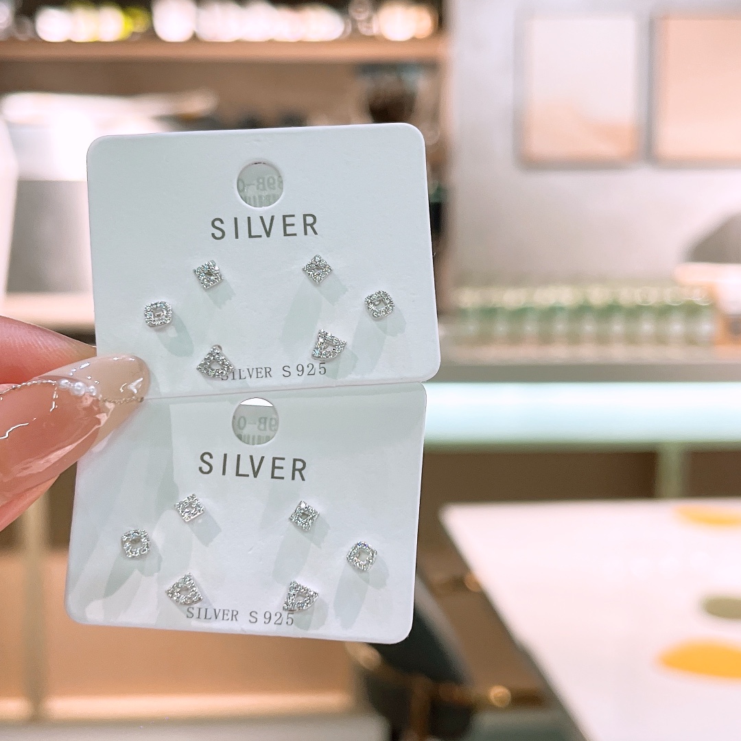 Hypoallergenic Silver Earrings Lively Christmas Silver