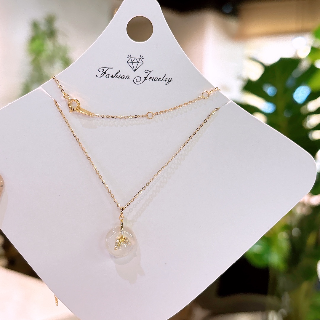 Hypoallergenic Silver Necklace Ethereal Bestie Gift Silver