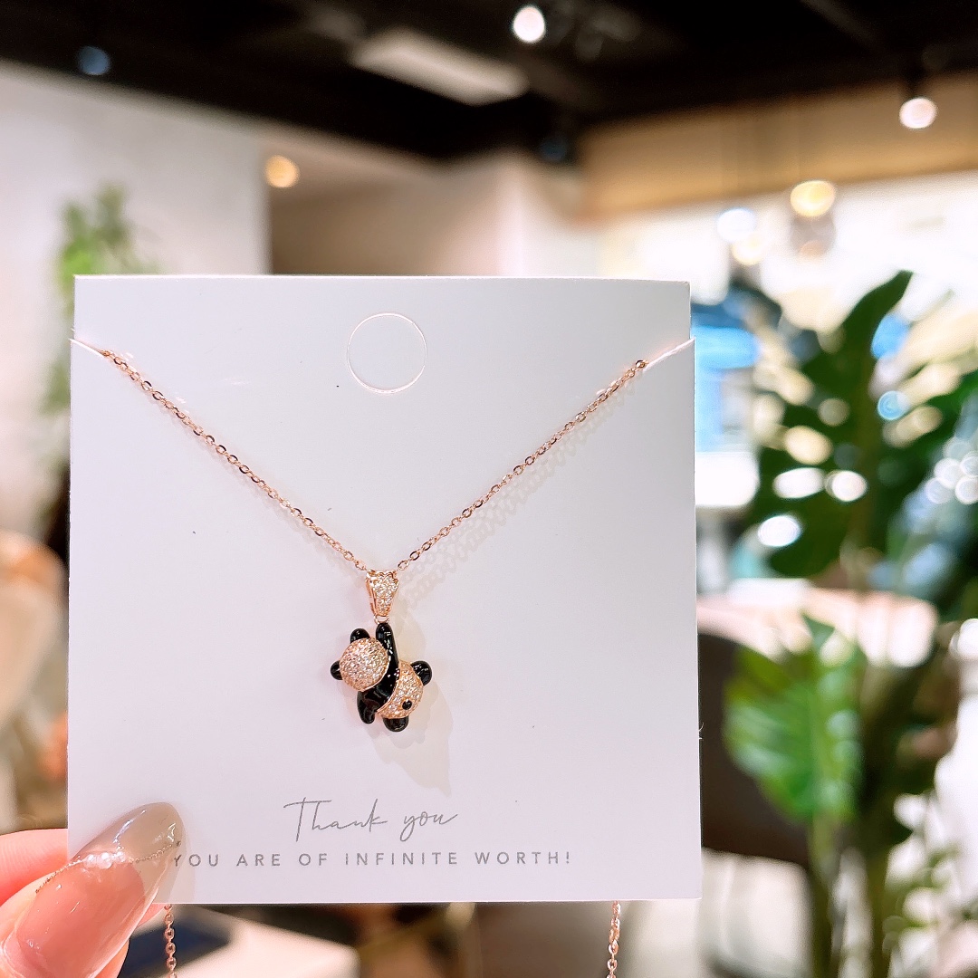 Solid Silver Necklace Romantic Mother's Day Silver