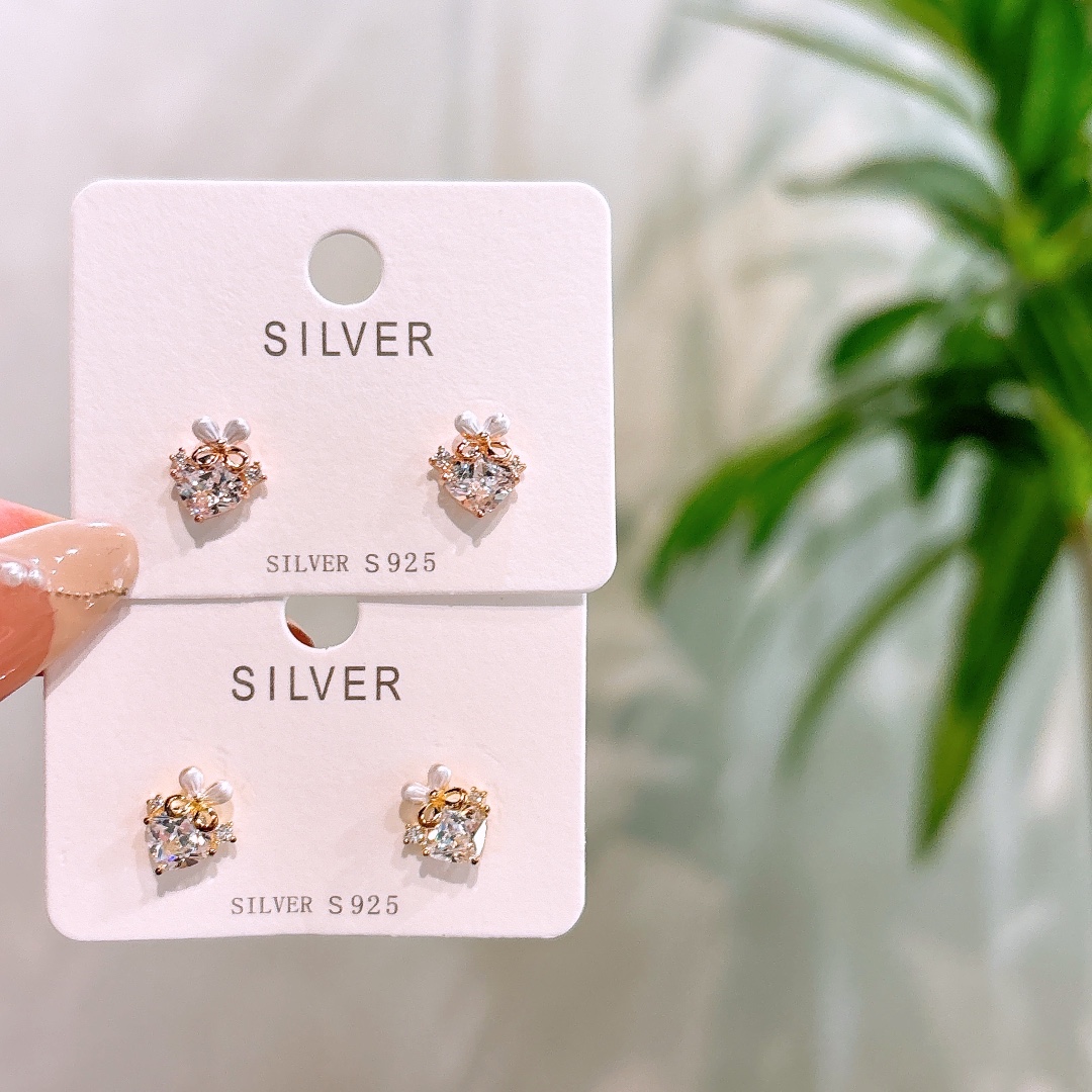 Nickel Free Silver Earrings Ethereal Gift for Her Silver