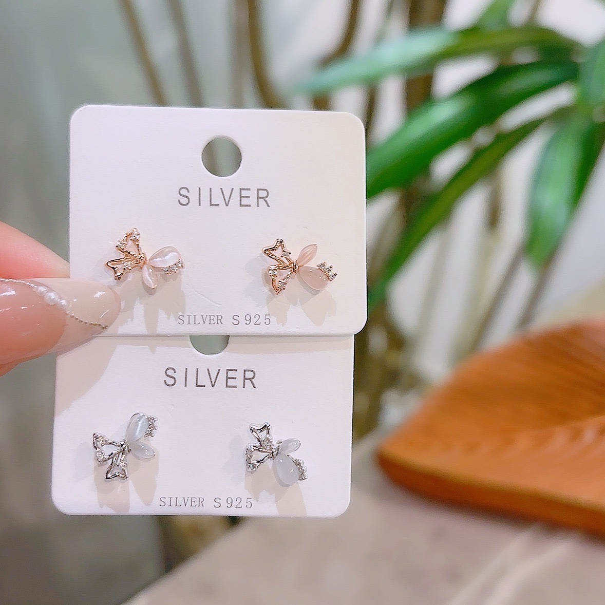 Low Allergy Silver Earrings Elegant Wedding Silver