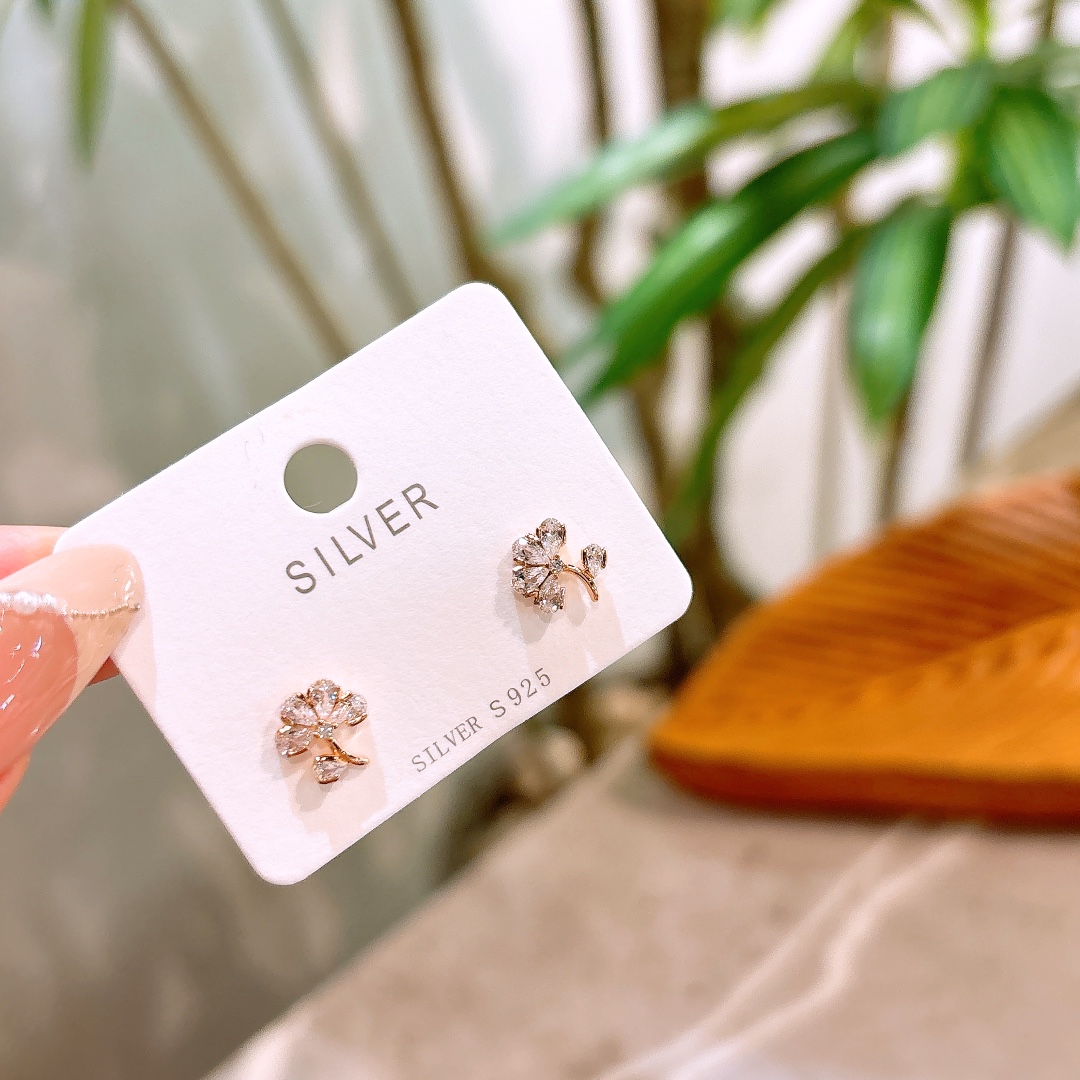 High Polish Silver Earrings Premium Party Silver