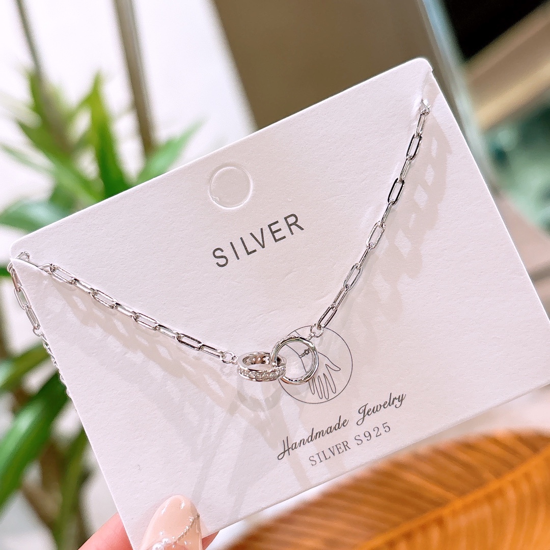 ユニーク低アレルギー銀ブレスレットシルバー デート