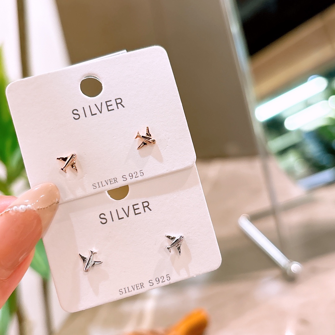 Low Allergy Silver Earrings Lively Teacher's Day Silver