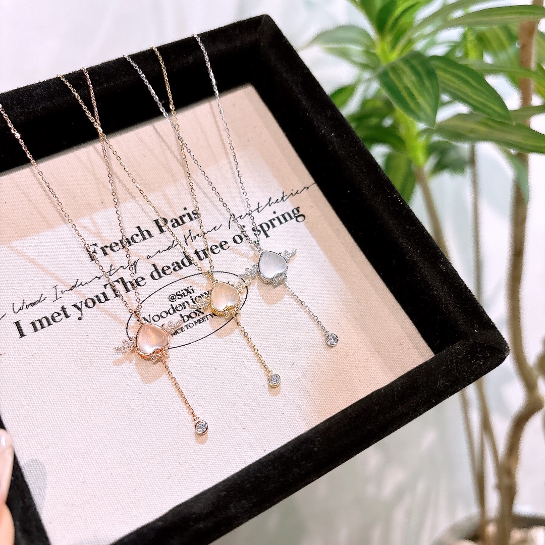 Hypoallergenic Silver Necklace Premium Spring Festival Gold