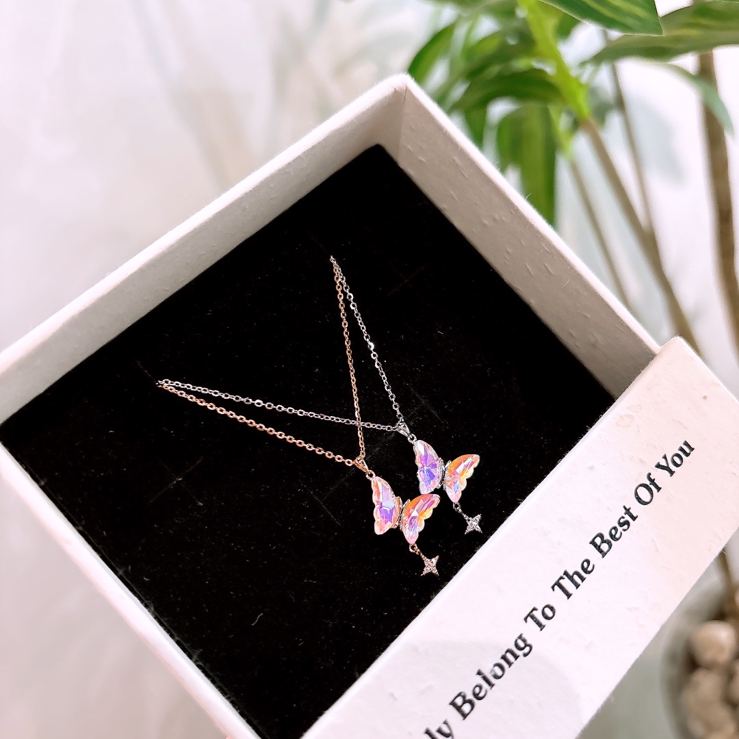 Nickel Free Silver Necklace Chic Spring Festival Gold