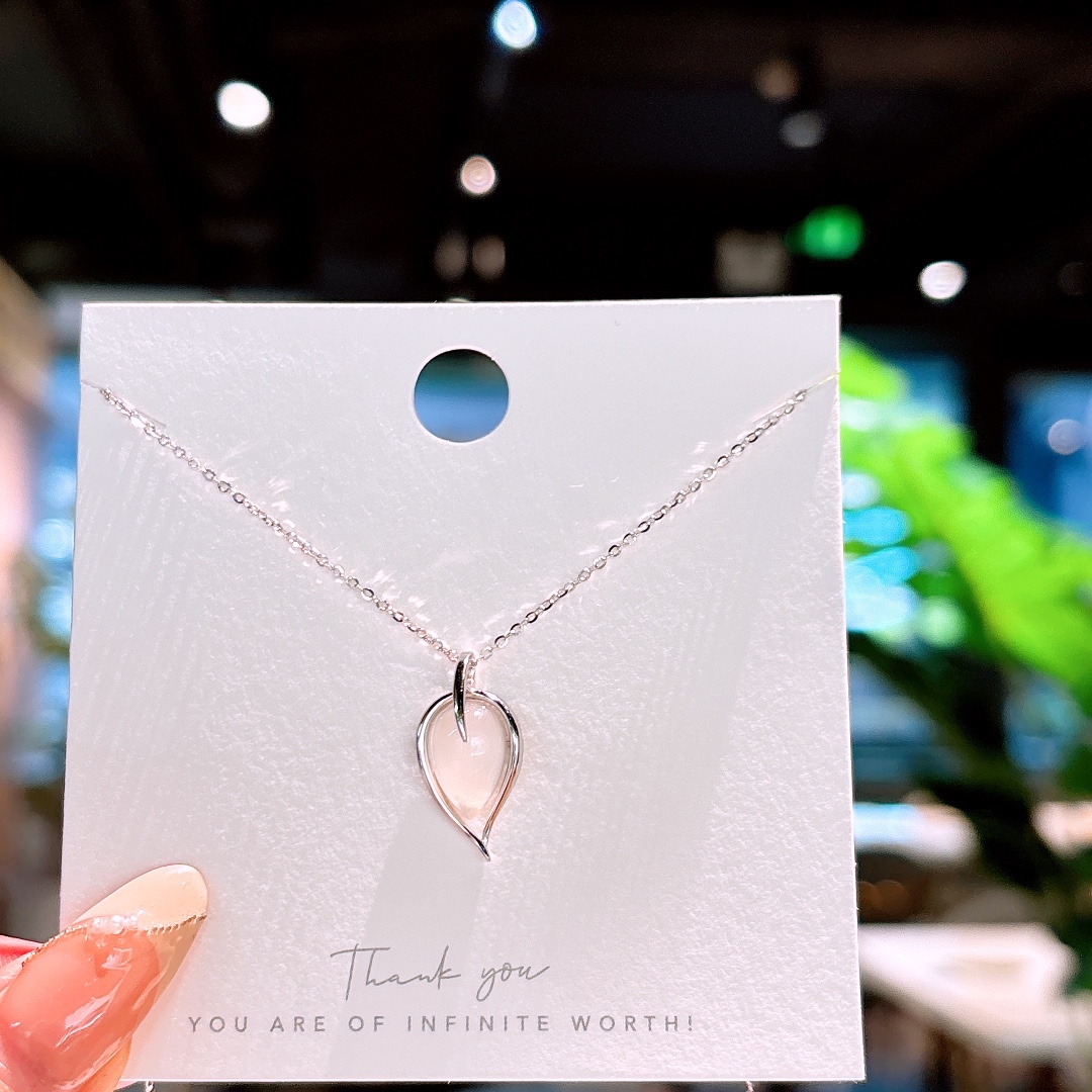 Hypoallergenic Silver Necklace Delicate Everyday Wear Silver