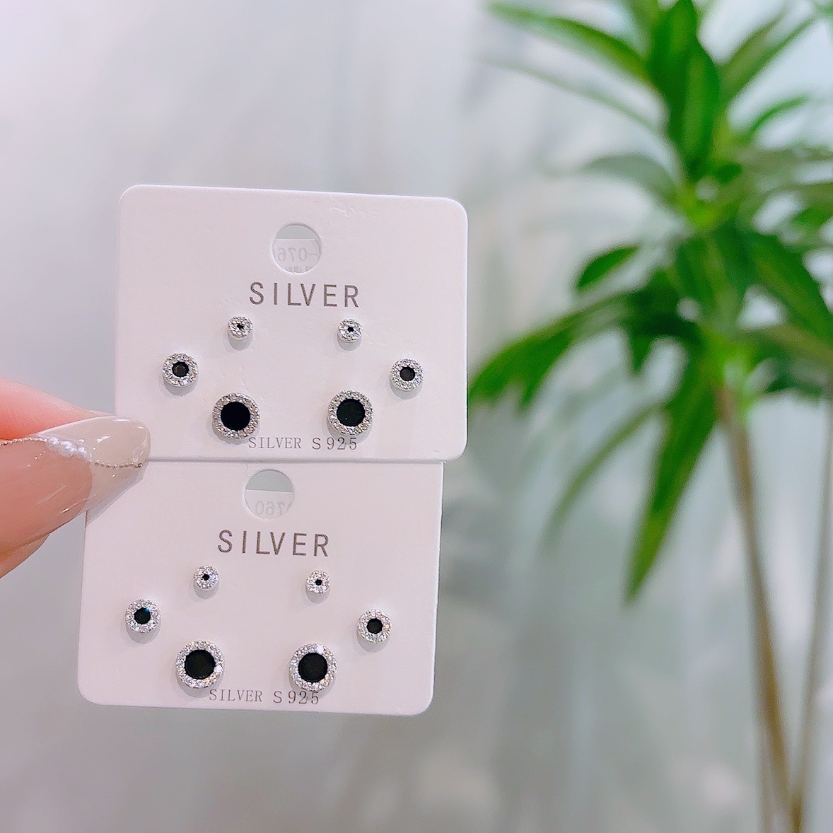 Nickel Free Silver Earrings Romantic Spring Festival Silver