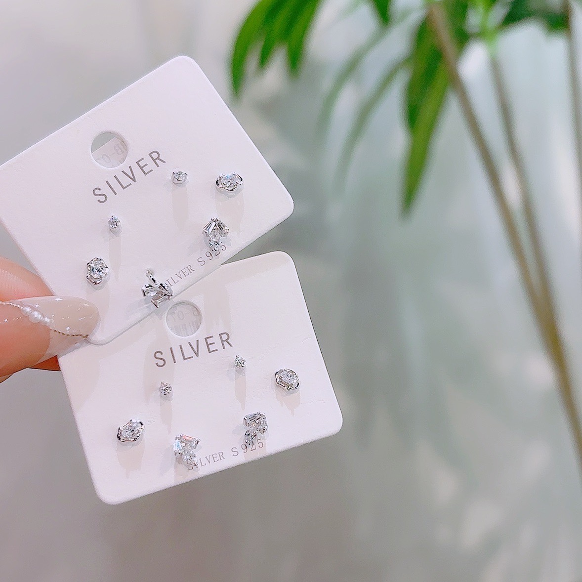 925 Silver Earrings Ultra Minimal Bestie Gift Gold