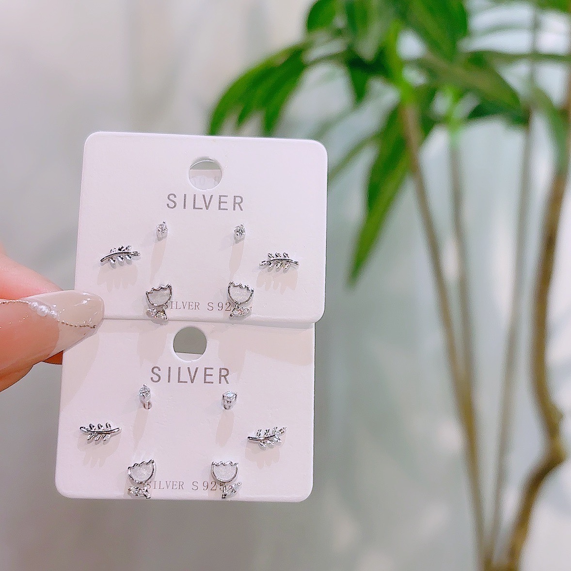 Fine Silver Earrings Vintage Wedding Favor Silver