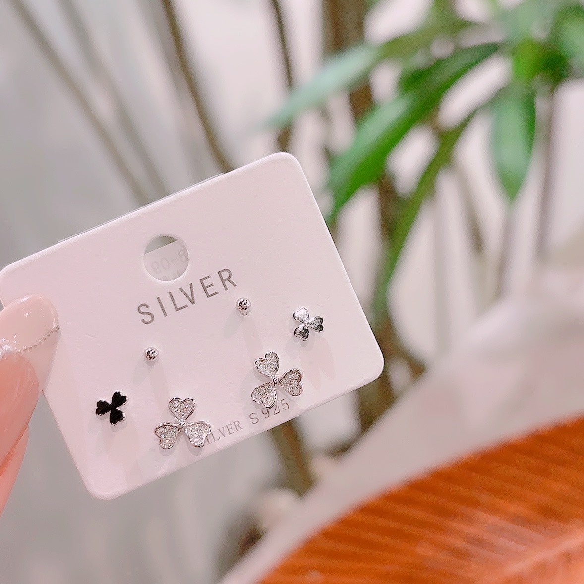 Hypoallergenic Silver Earrings Forest Teacher's Day Gold