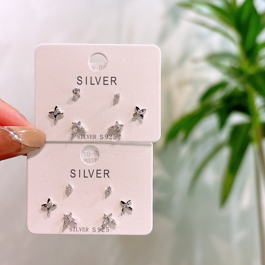 Nickel Free Silver Earrings Dainty Anniversary Silver