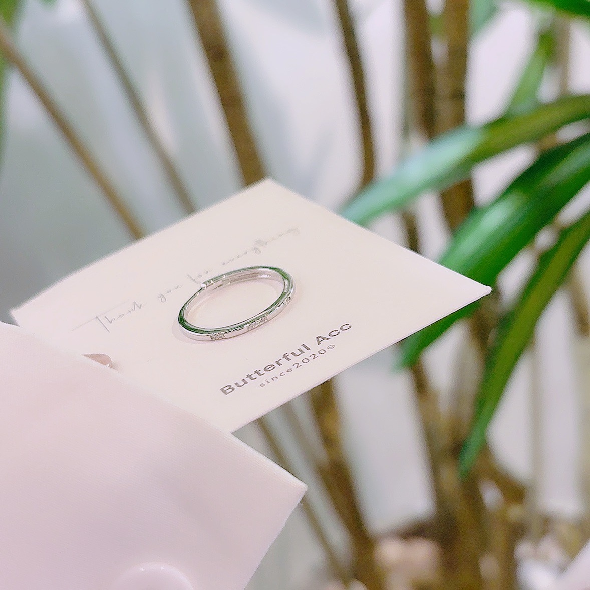 Hypoallergenic Silver Ring Sweet Wedding Favor Gold