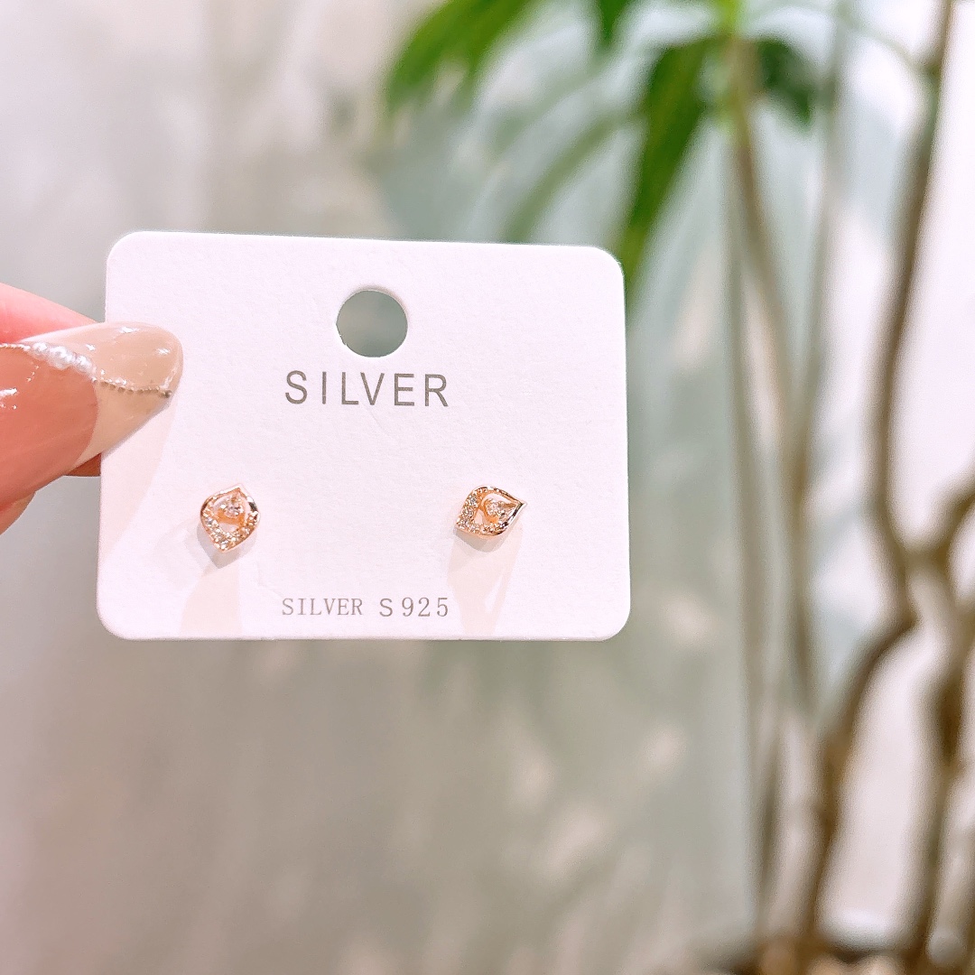 Hochglanzpoliertes Silber Ohrringe Filigran Hochzeit Silber