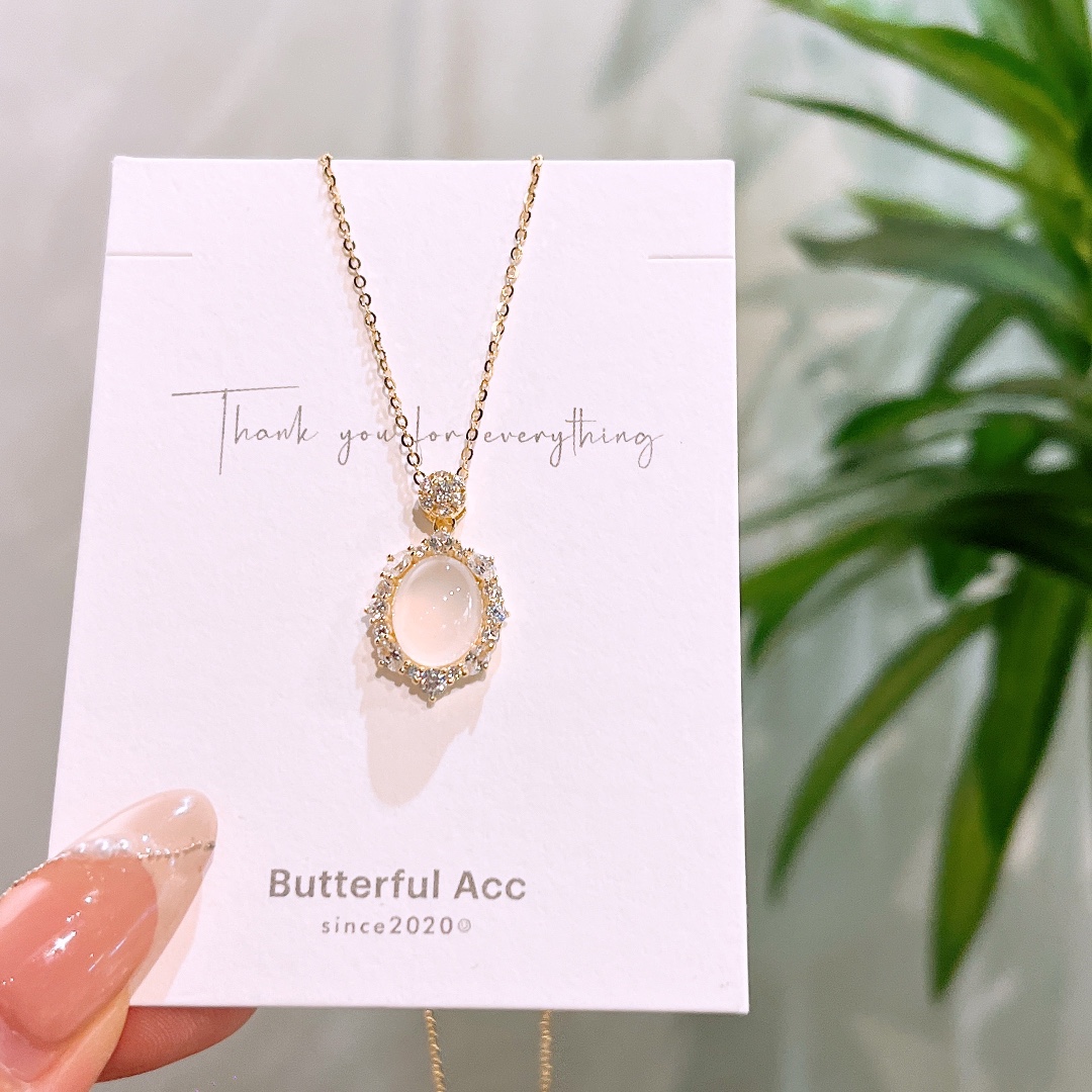 High Polish Silver Necklace Fashion Teacher's Day Gold