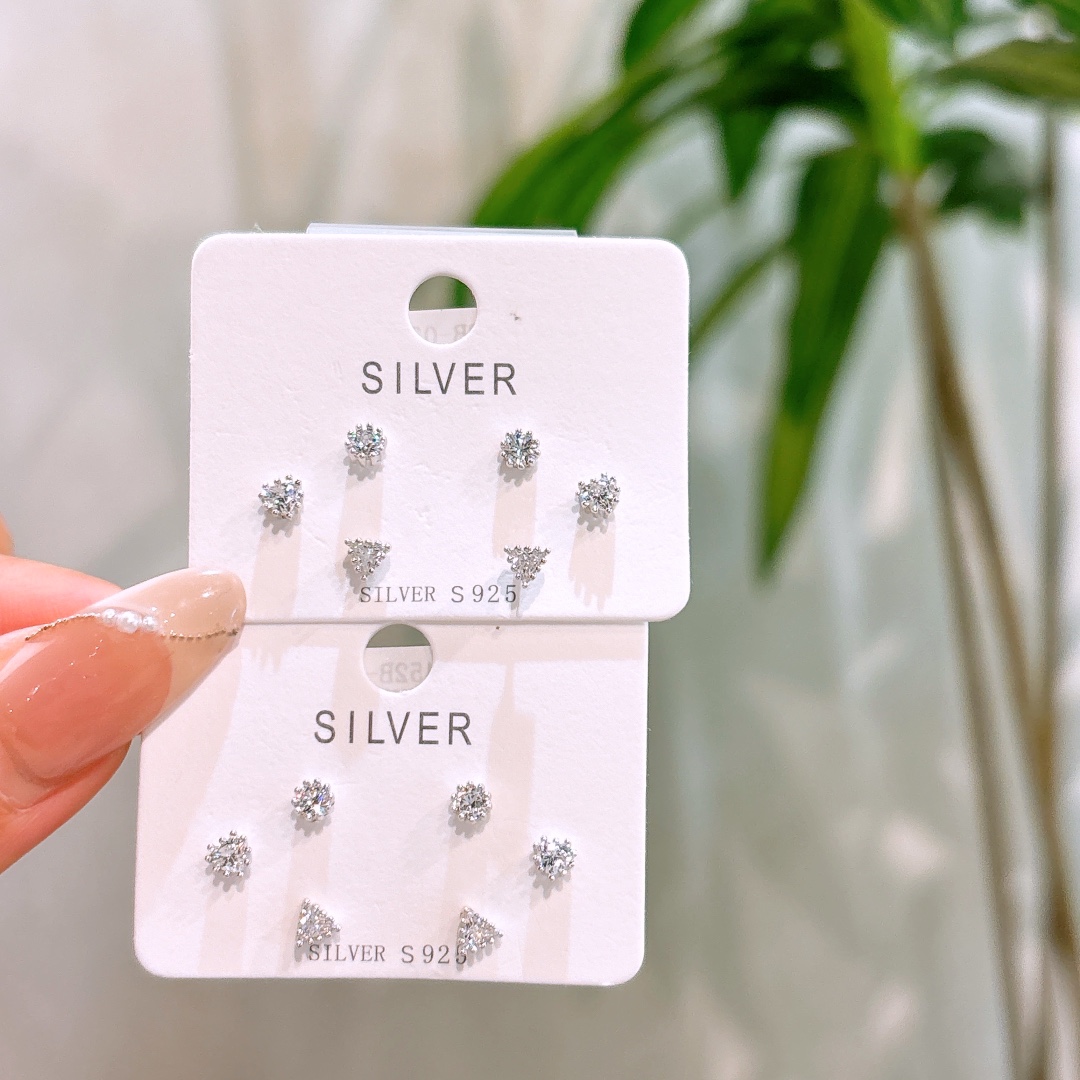 925 Silver Earrings Gentle Wedding Favor Gold