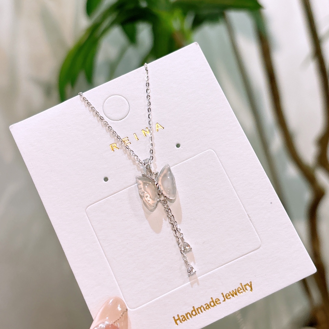 Allergiearmes Silber Kette Mode Abschluss Silber