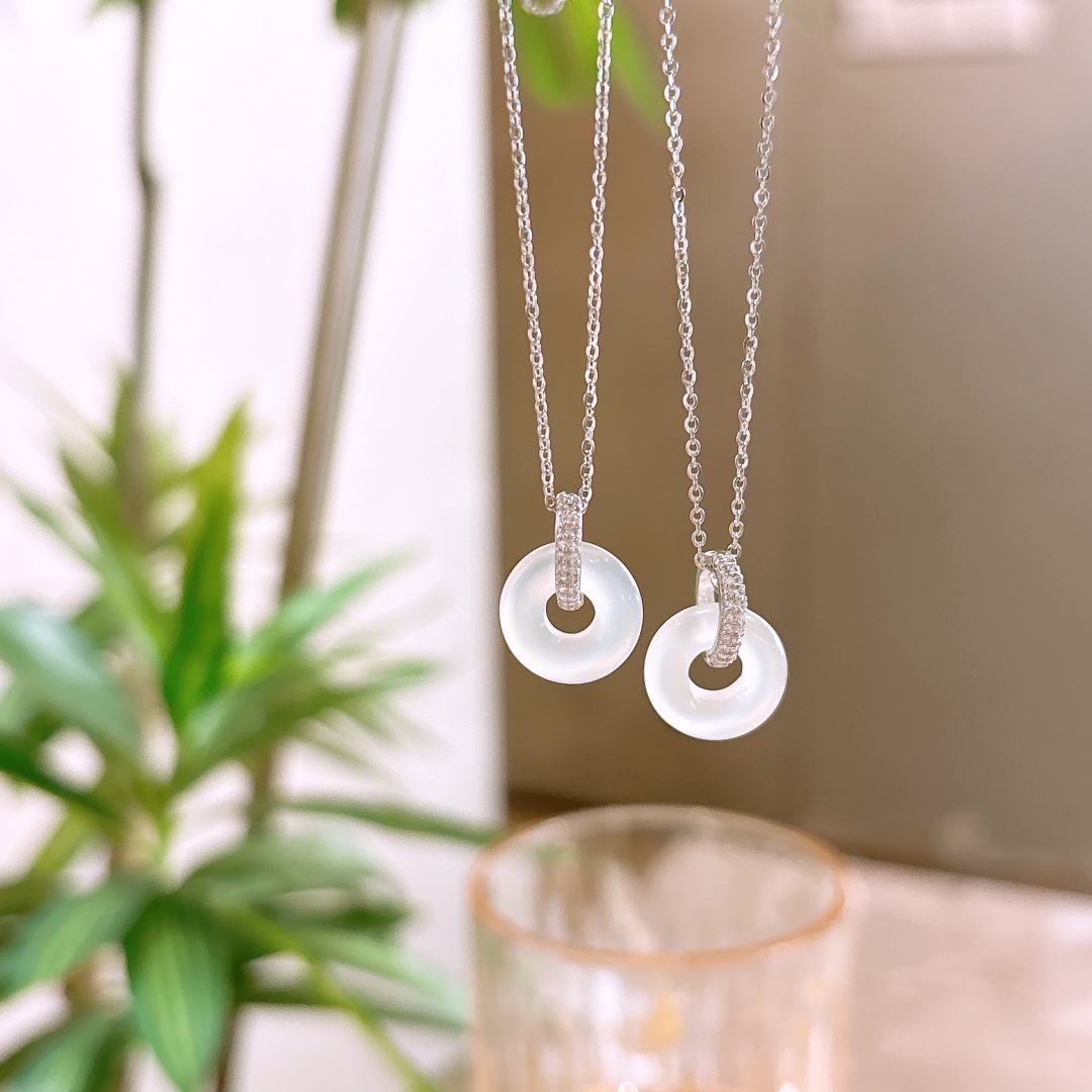 Solid Silver Necklace Pure Travel Silver