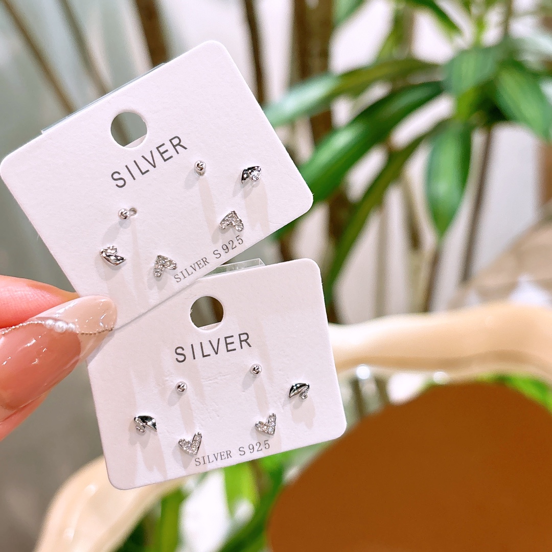 Massivsilber Ohrringe Schick Muttertag Gold