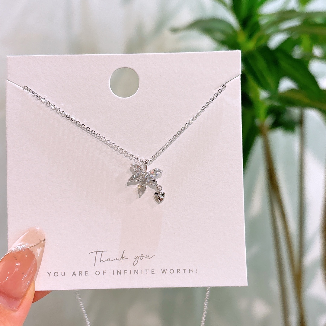 Nickel Free Silver Necklace Ultra Minimal Valentine's Day Gold