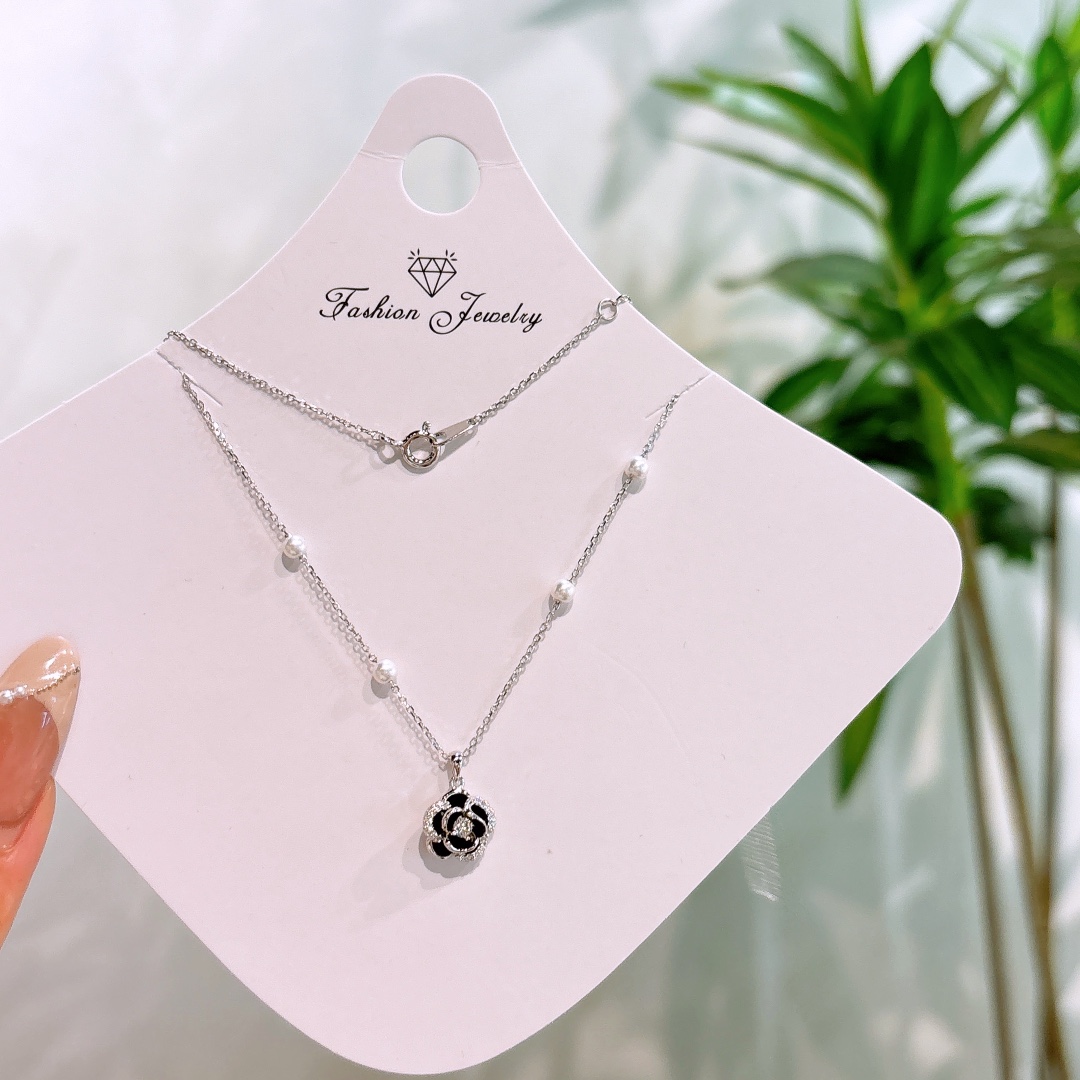 甘い925シルバーネックレスシルバー 晩餐会