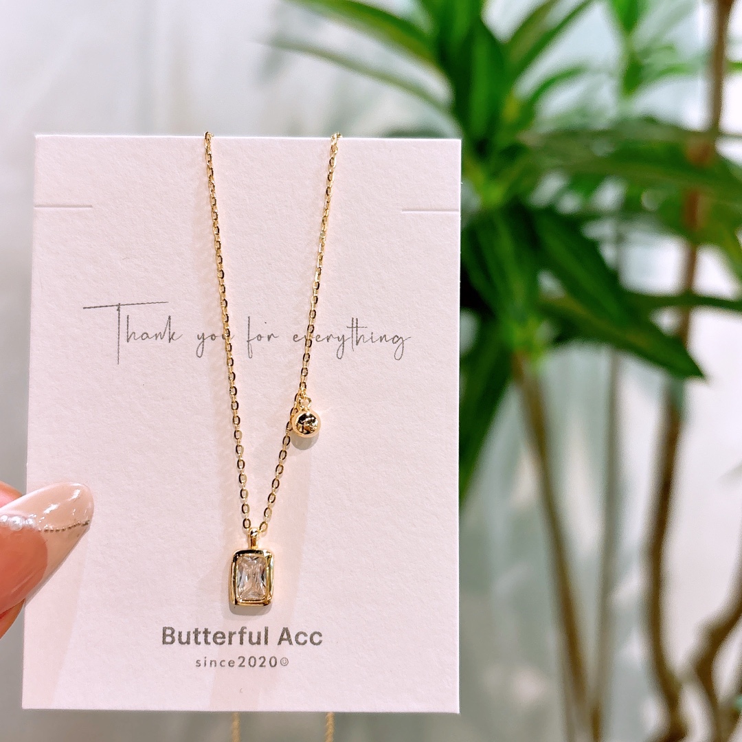 Solid Silver Necklace Soft Banquet Gold