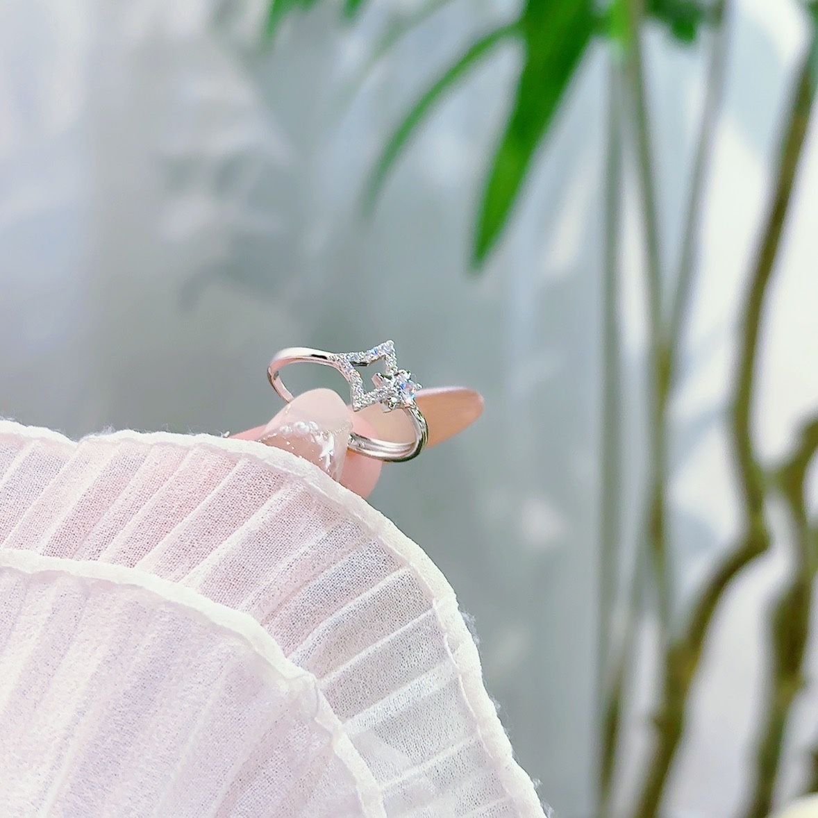 925 Silver Ring Vintage Banquet Silver