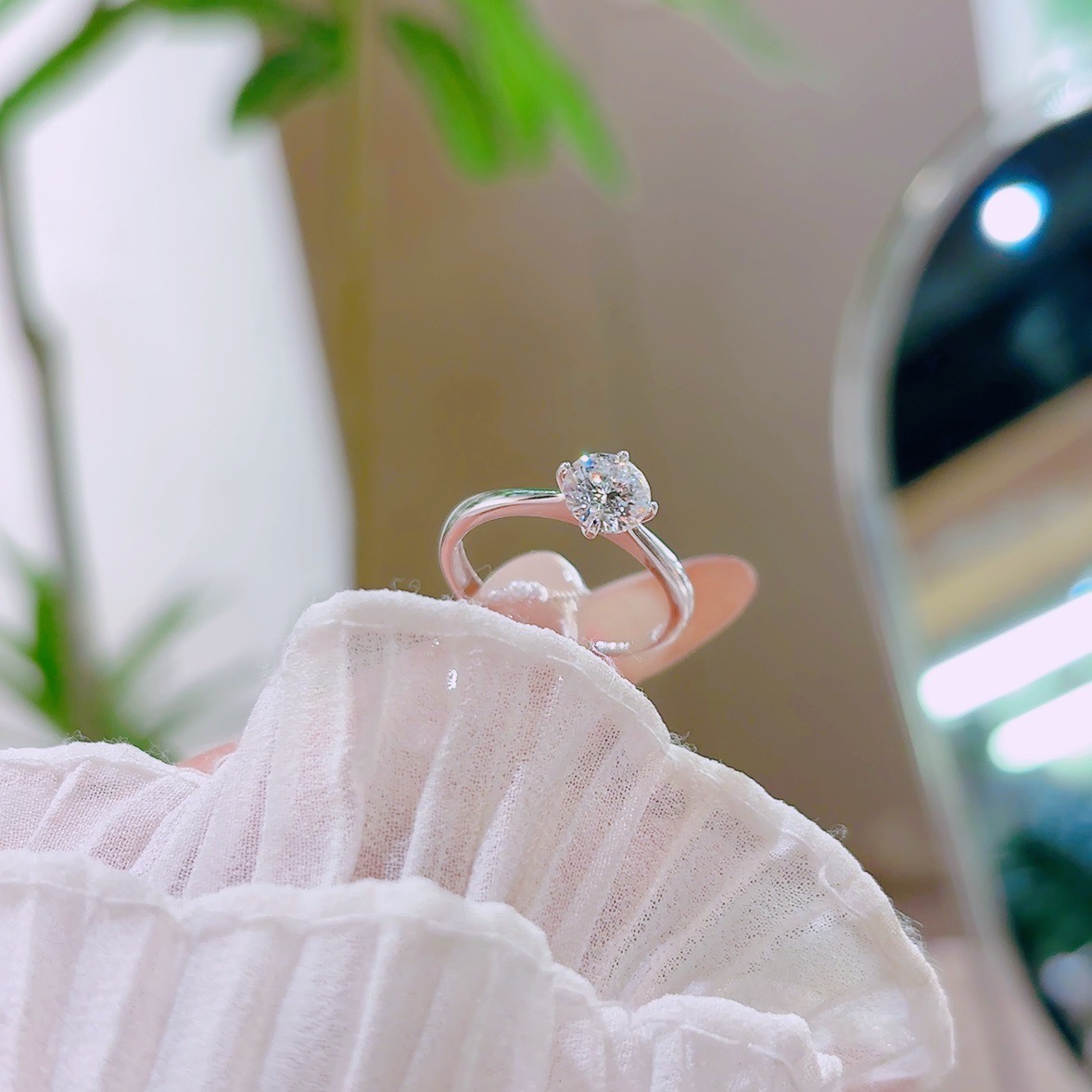 Nickel Free Silver Ring Delicate Father's Day Gold