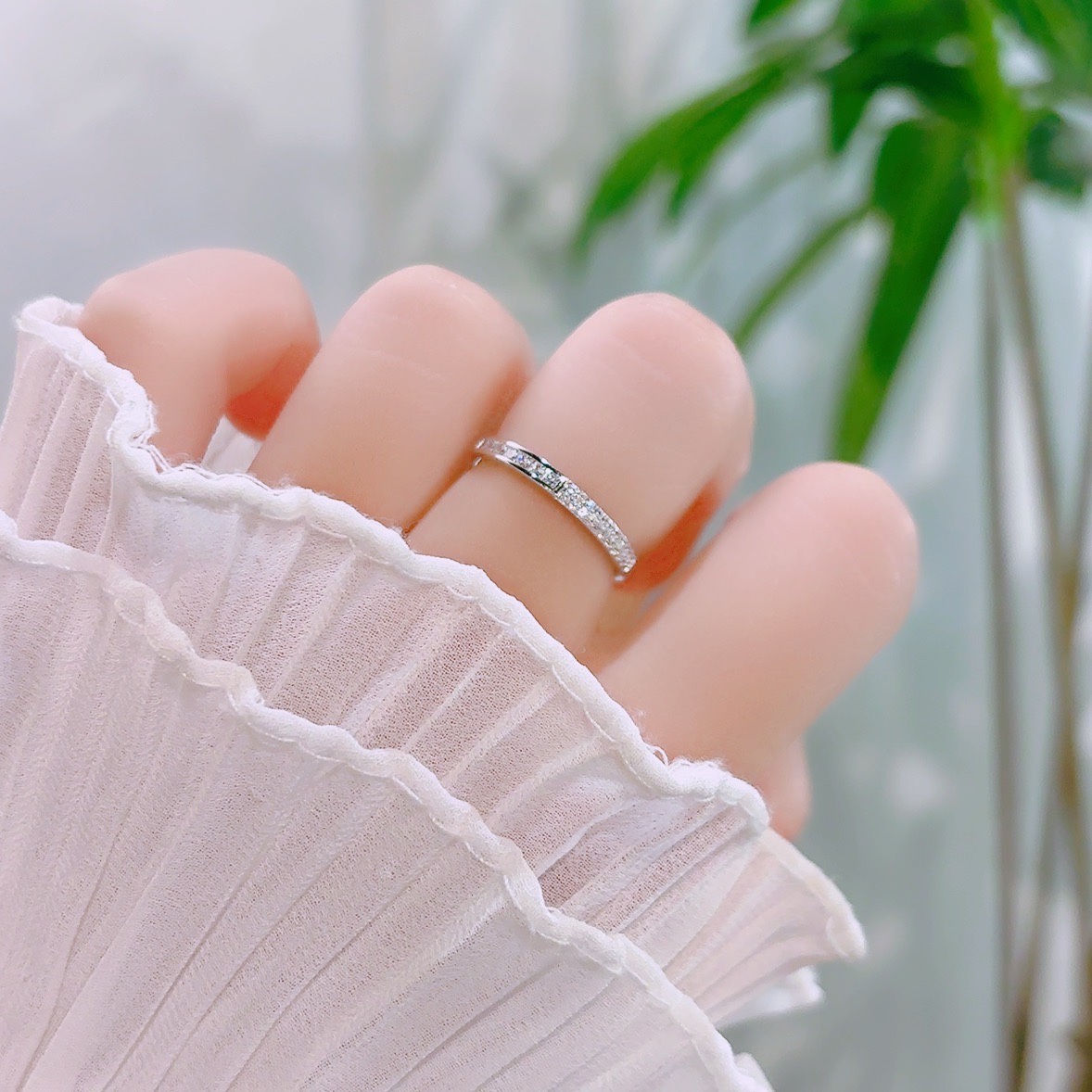 Fine Silver Ring Sweet Graduation Silver