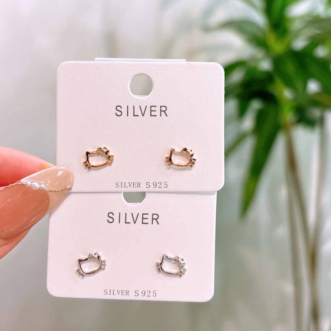 Fine Silver Earrings French Workplace Silver