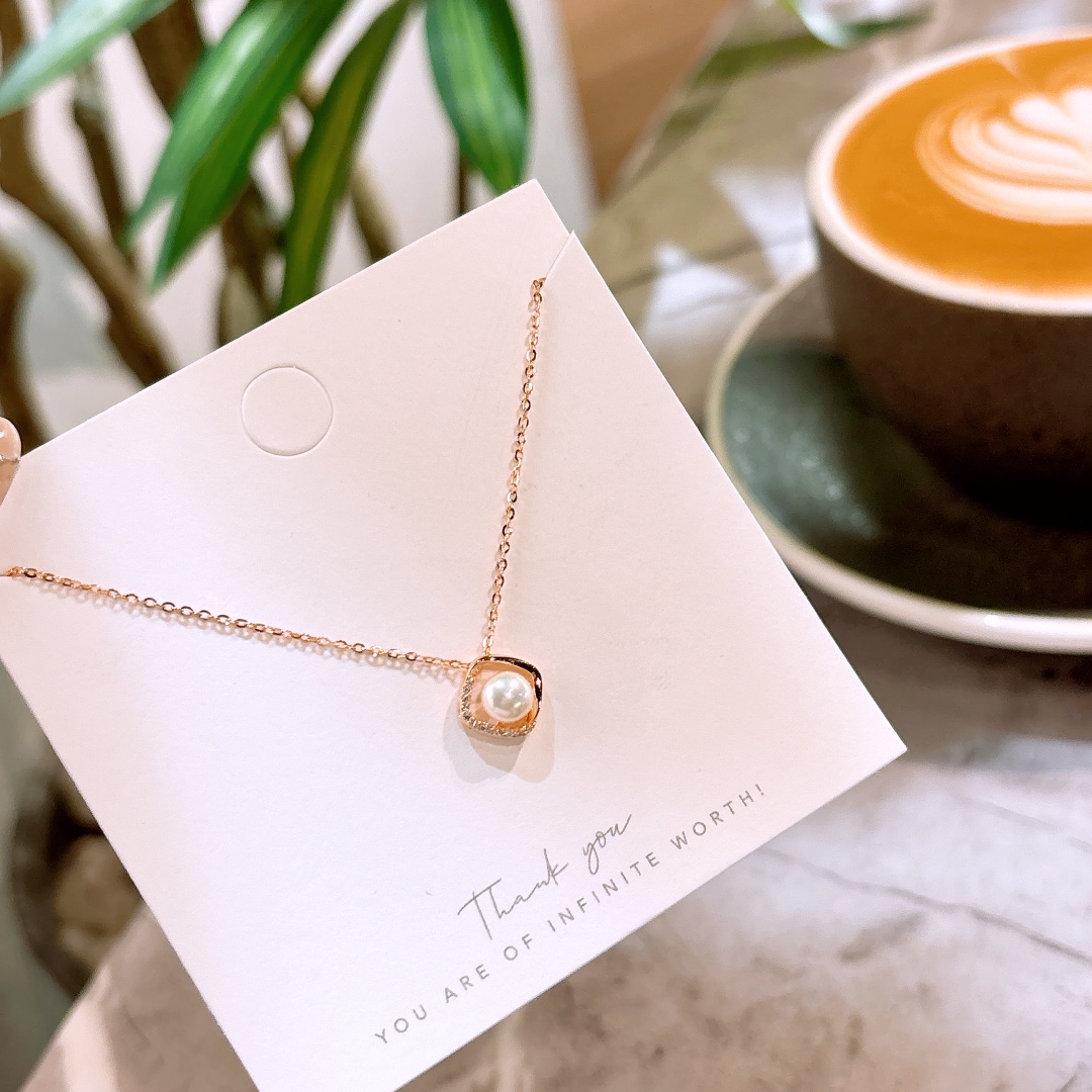 Nickel Free Silver Necklace Cute Everyday Wear Gold