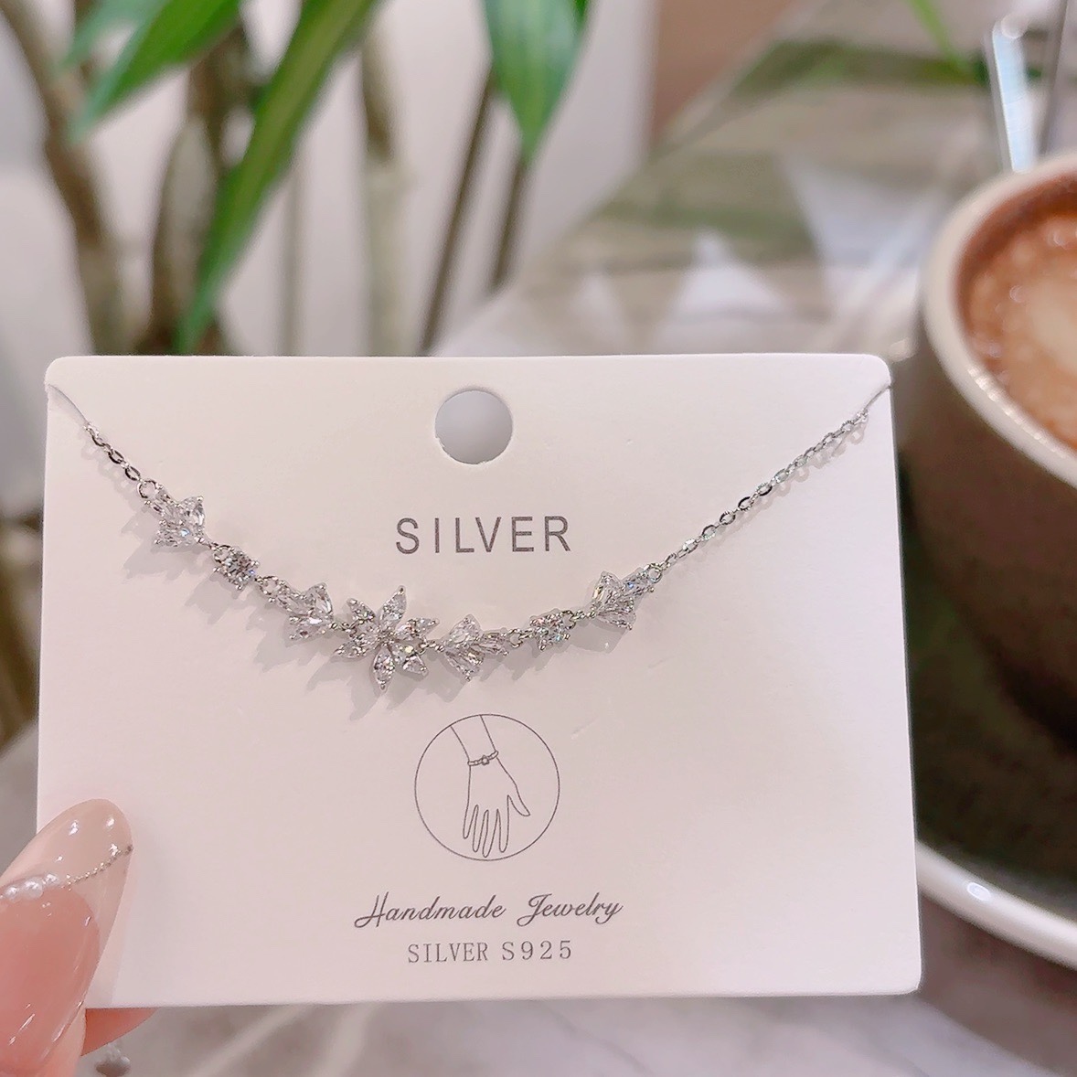 ファッションファインシルバーブレスレットゴールド 新年