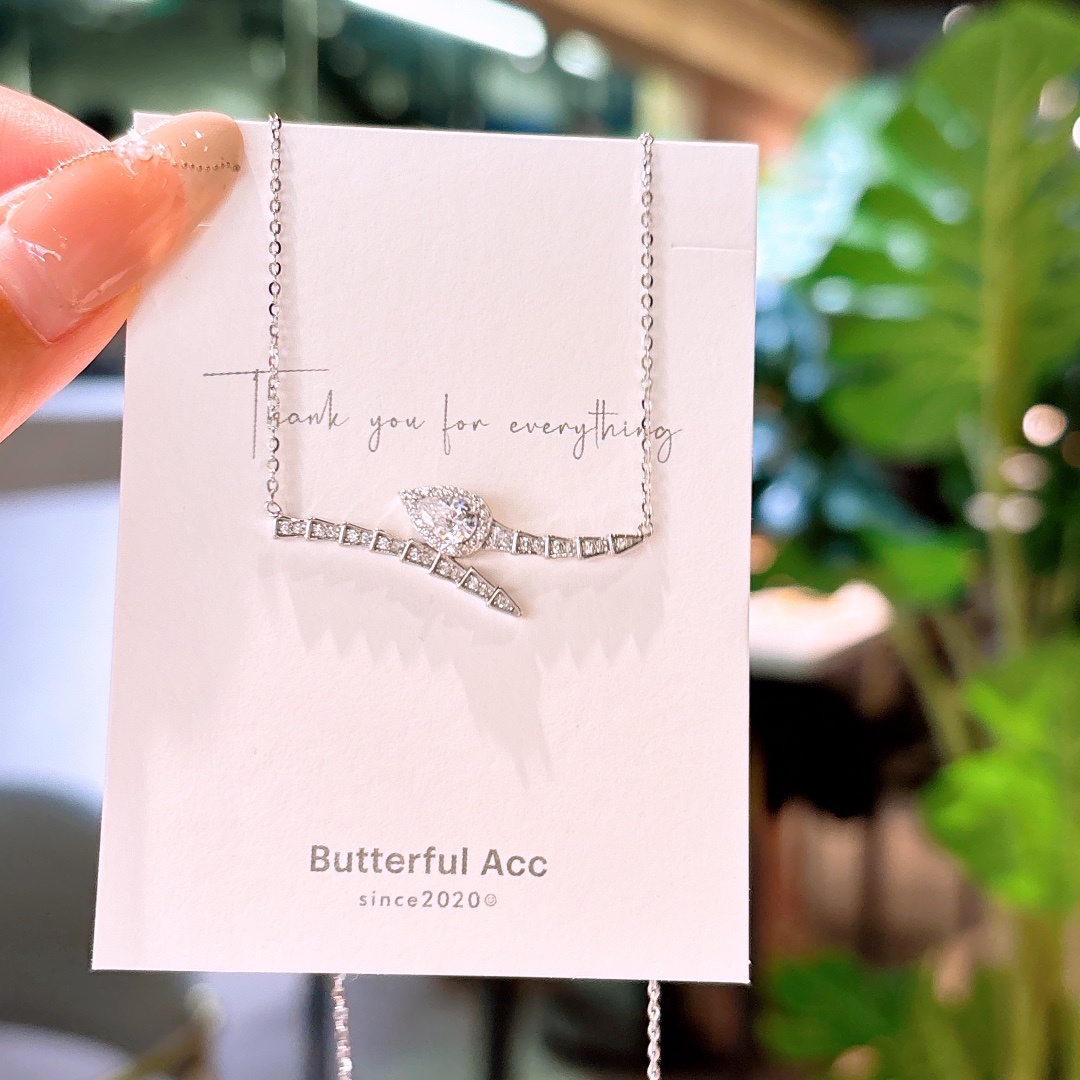 925 Silver Necklace Delicate Everyday Wear Silver