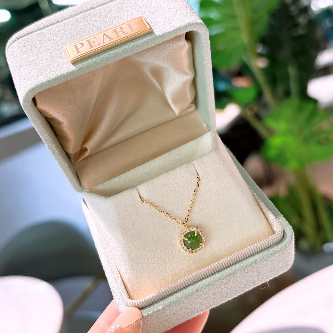 Solid Silver Jasper Necklace Precision Office Silver