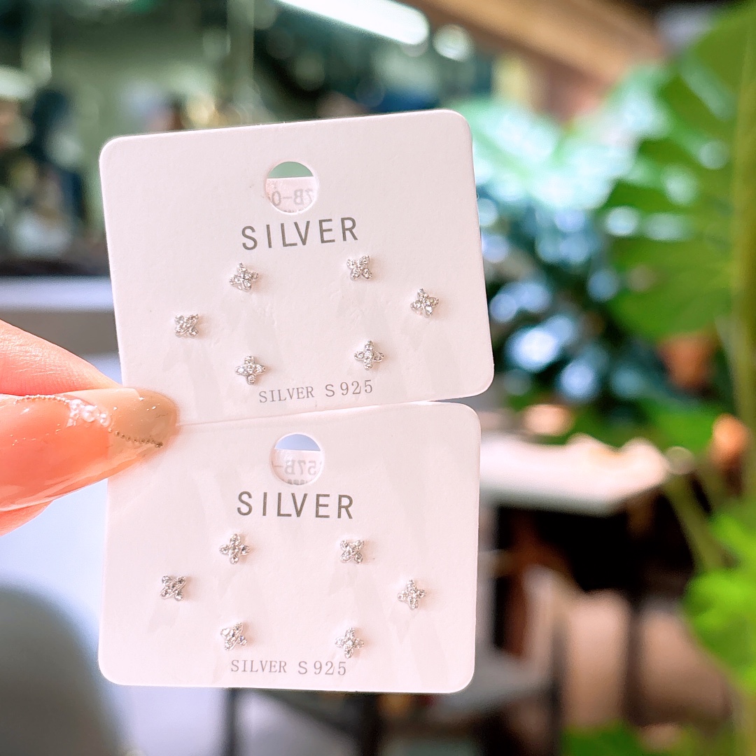 925 Silber Ohrringe Hochwertig Vatertag Gold