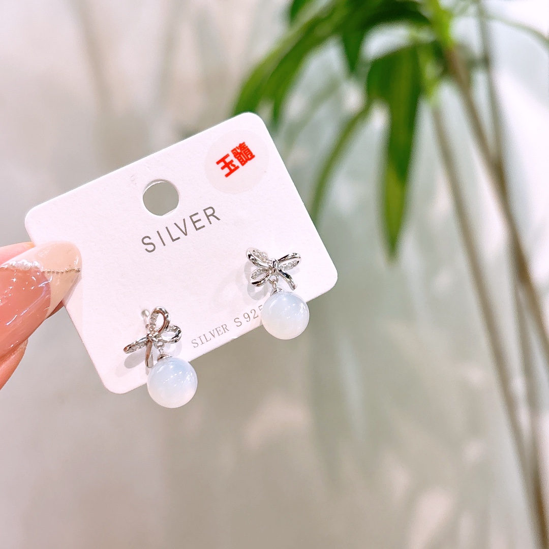 925 Silver Earrings Unique Mother's Birthday Silver