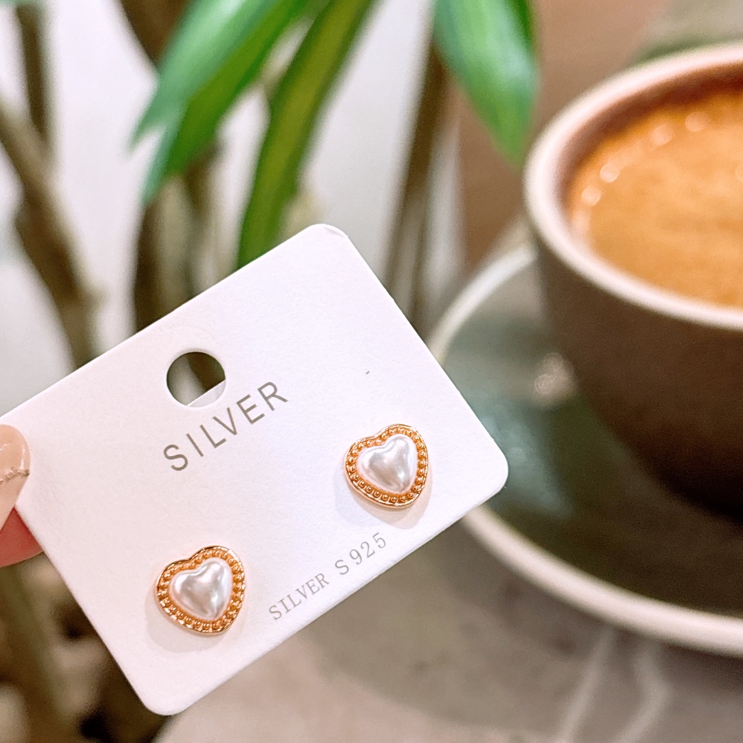 High Polish Silver Earrings Artistic Travel Gold