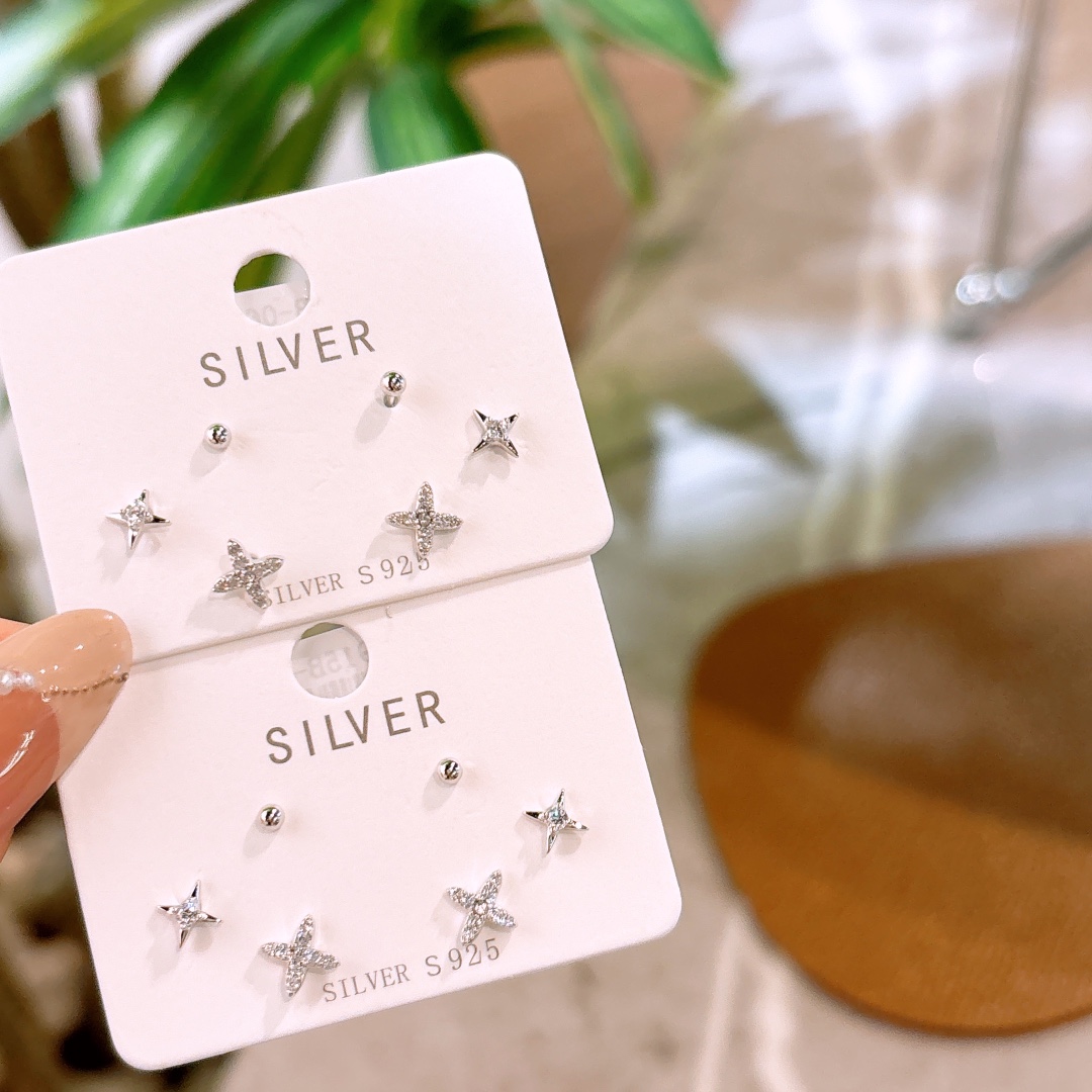 柔らかアレルギー対応シルバーイヤリングゴールド 誕生日