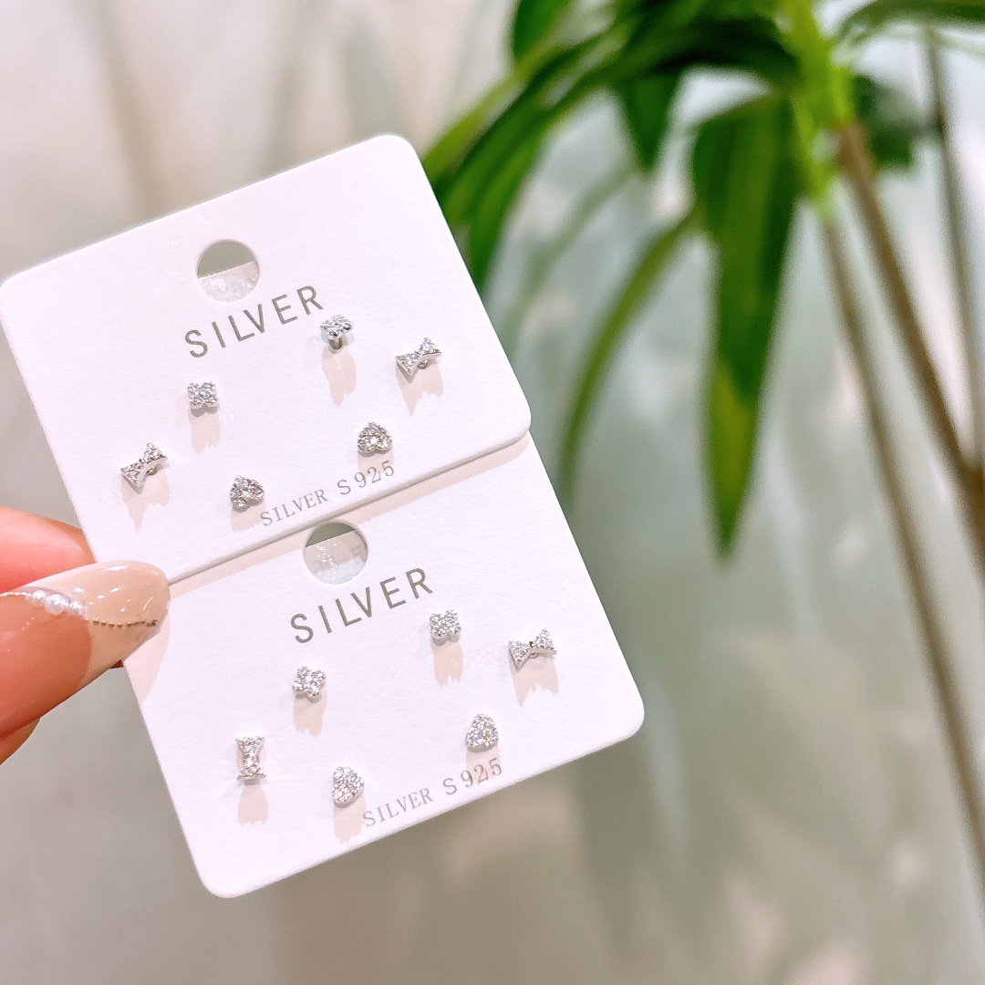 甘い高品質シルバーイヤリングゴールド 婚姻届提出