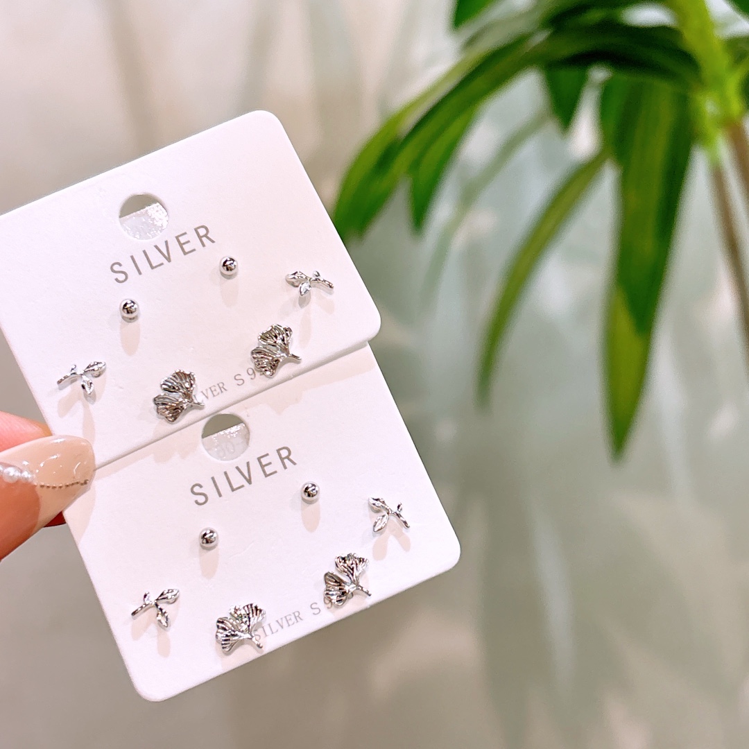 Hypoallergenic Silver Earrings Sweet Housewarming Silver